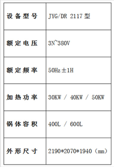 一體搖鍋參數